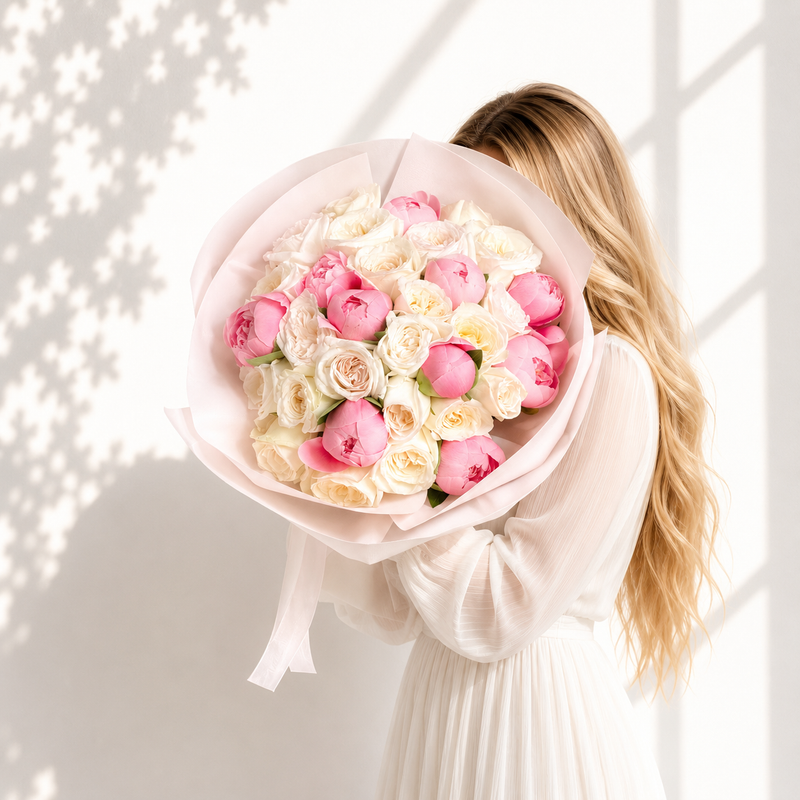 Rose and Peony