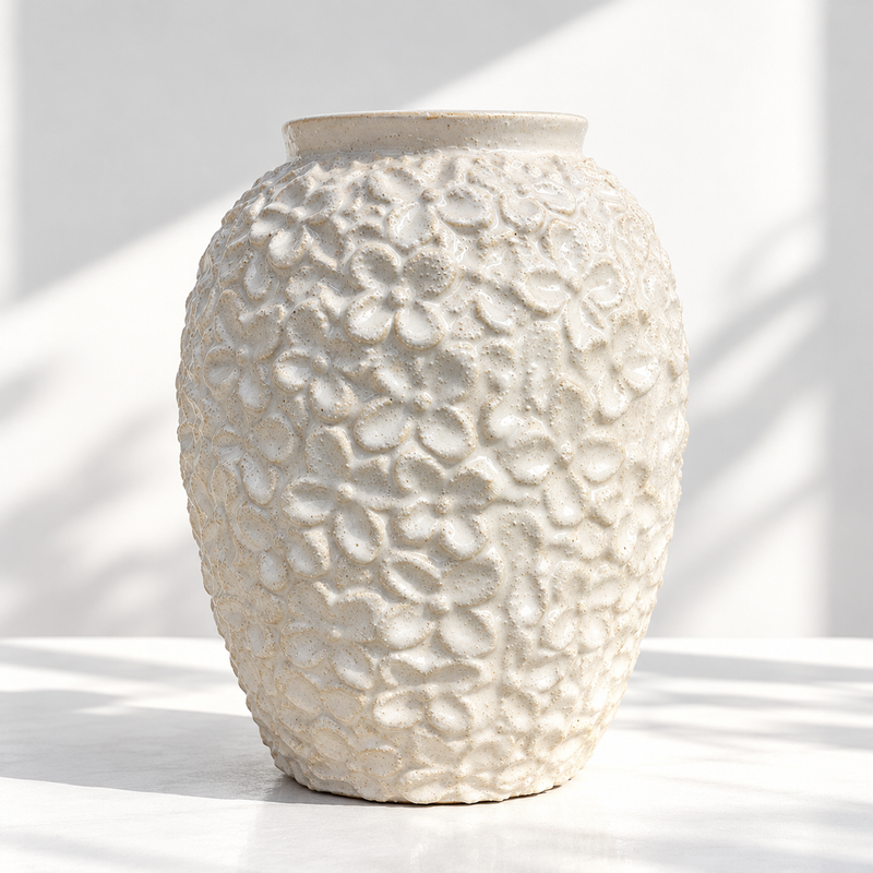 Jasmin Relief Vase