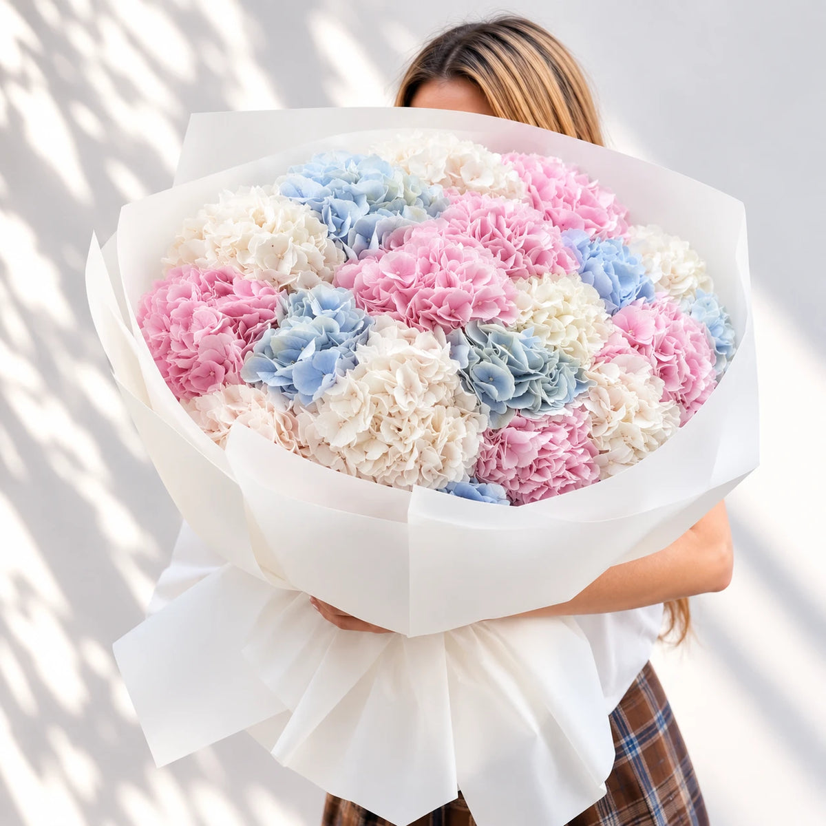 Pastel Hydrangea Bouquet