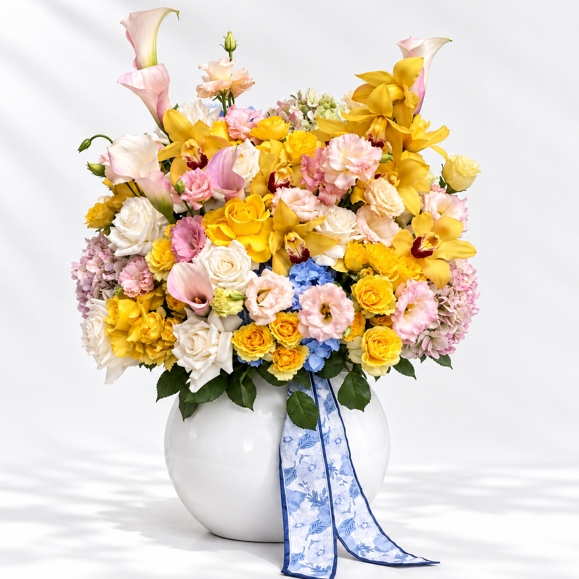 Soleil Royal — Grand Vase Flower Arrangement | No.21 Blooms Dubai